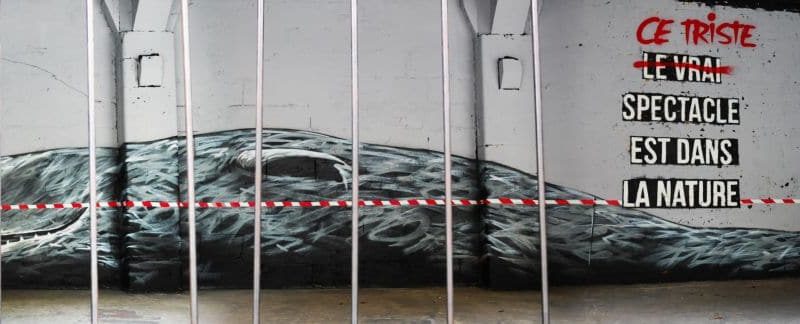 Cachalot échoué Peint Par A-mo Streetart à Darwin Bordeaux Pour Le Festival Climax 2017