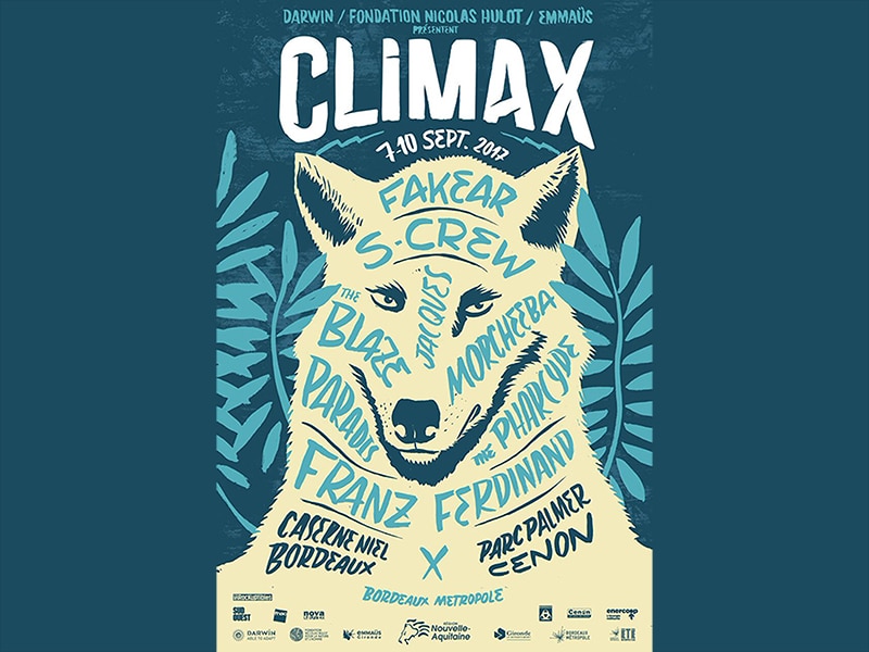 Affiche du festival Climax 2017.